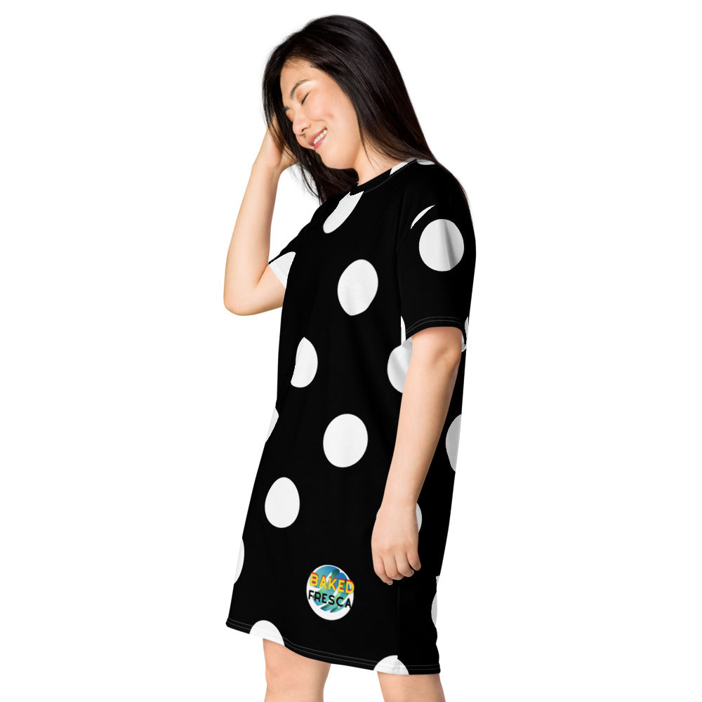 Basic Polky Swim Dress