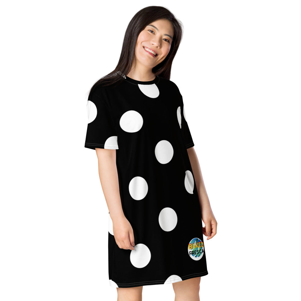 Basic Polky Swim Dress