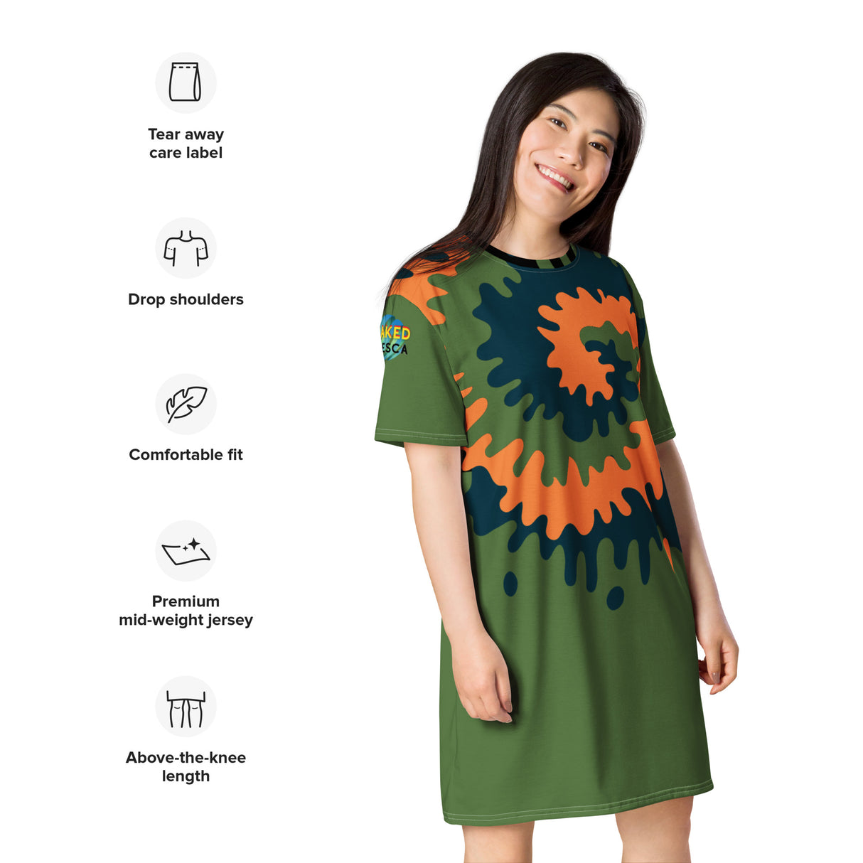 Groovy Times Swim Dress by Baked Fresca