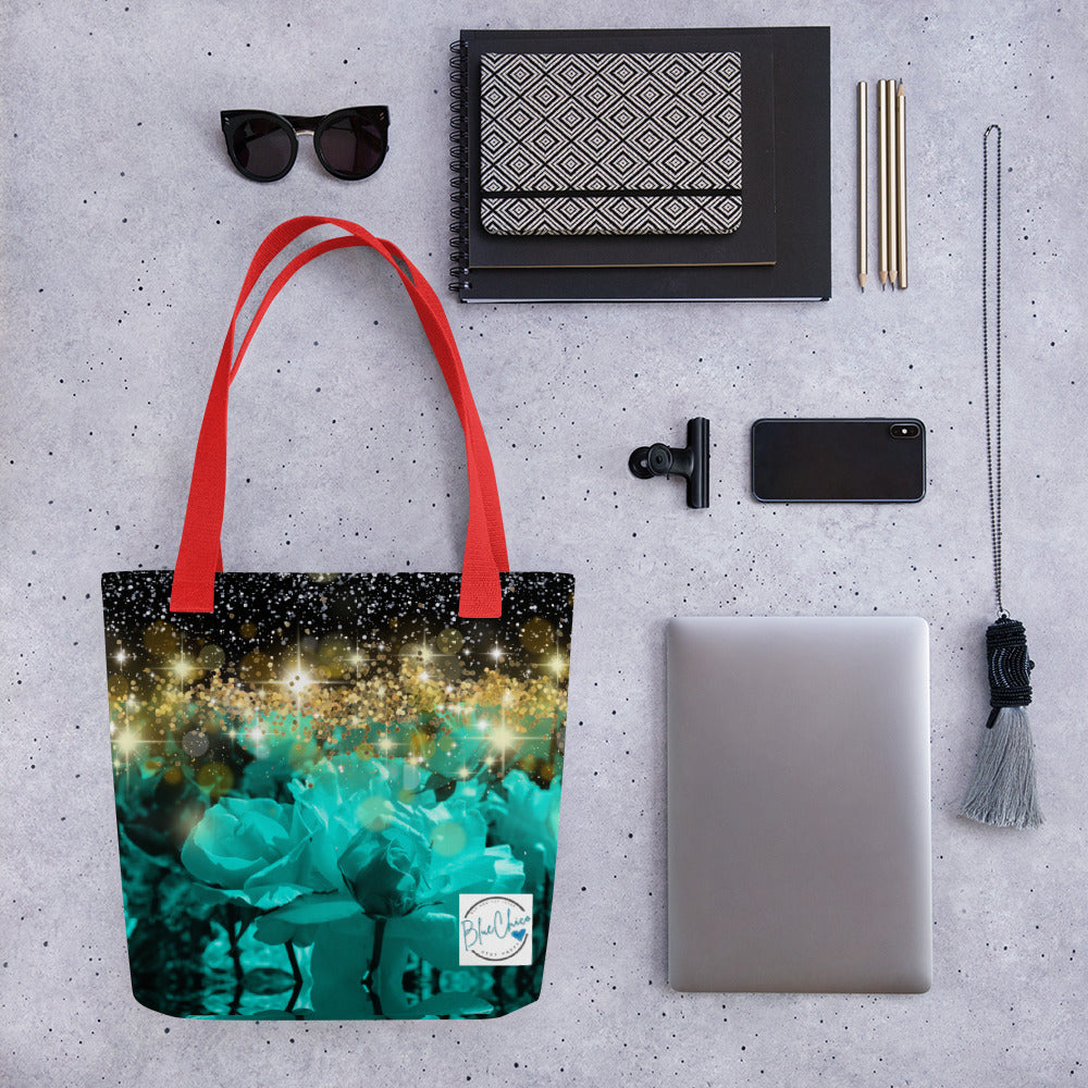 Galaxy Rose Medium Sized Fashion Bag