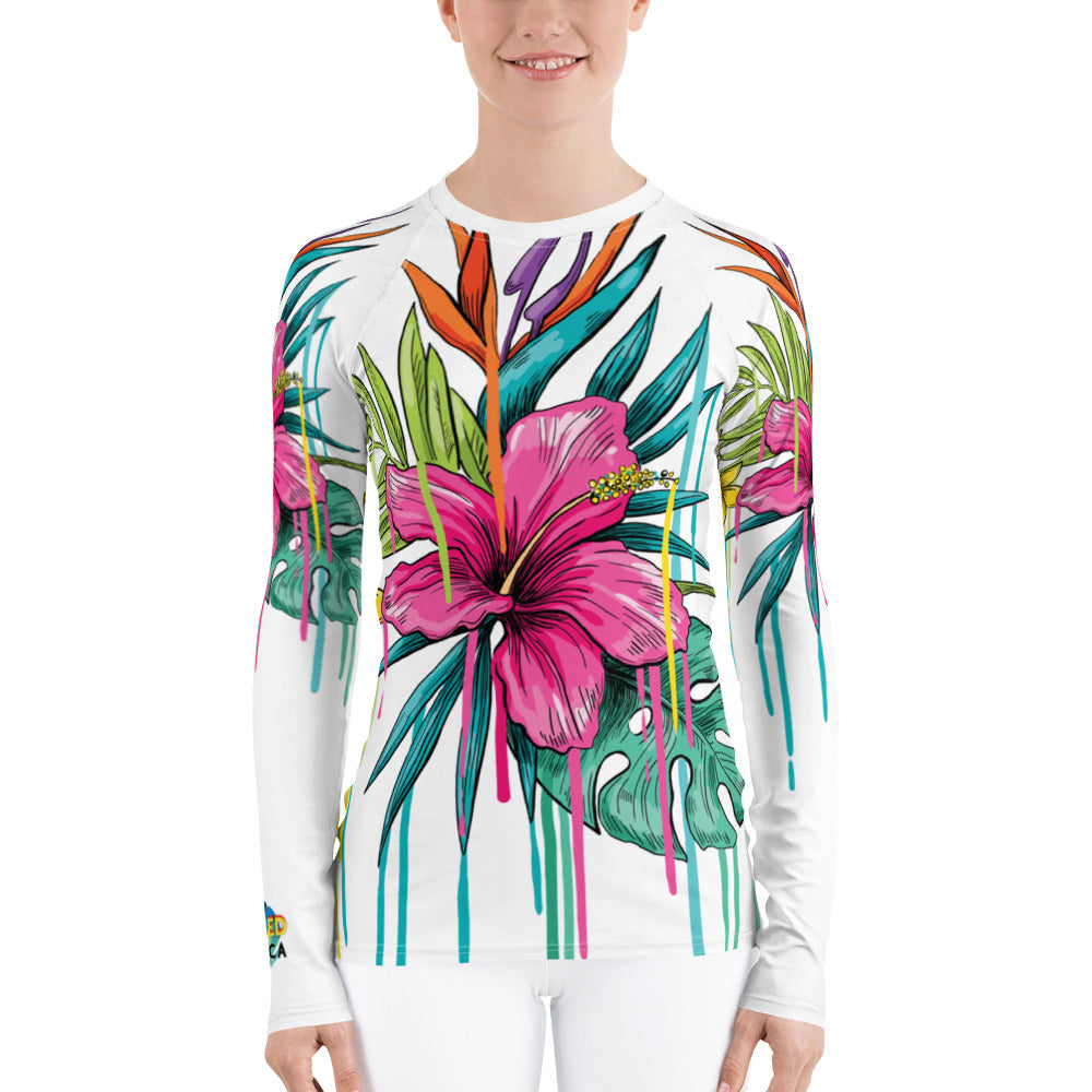 Maui Passion Women's Rash Guard by Baked Fresca