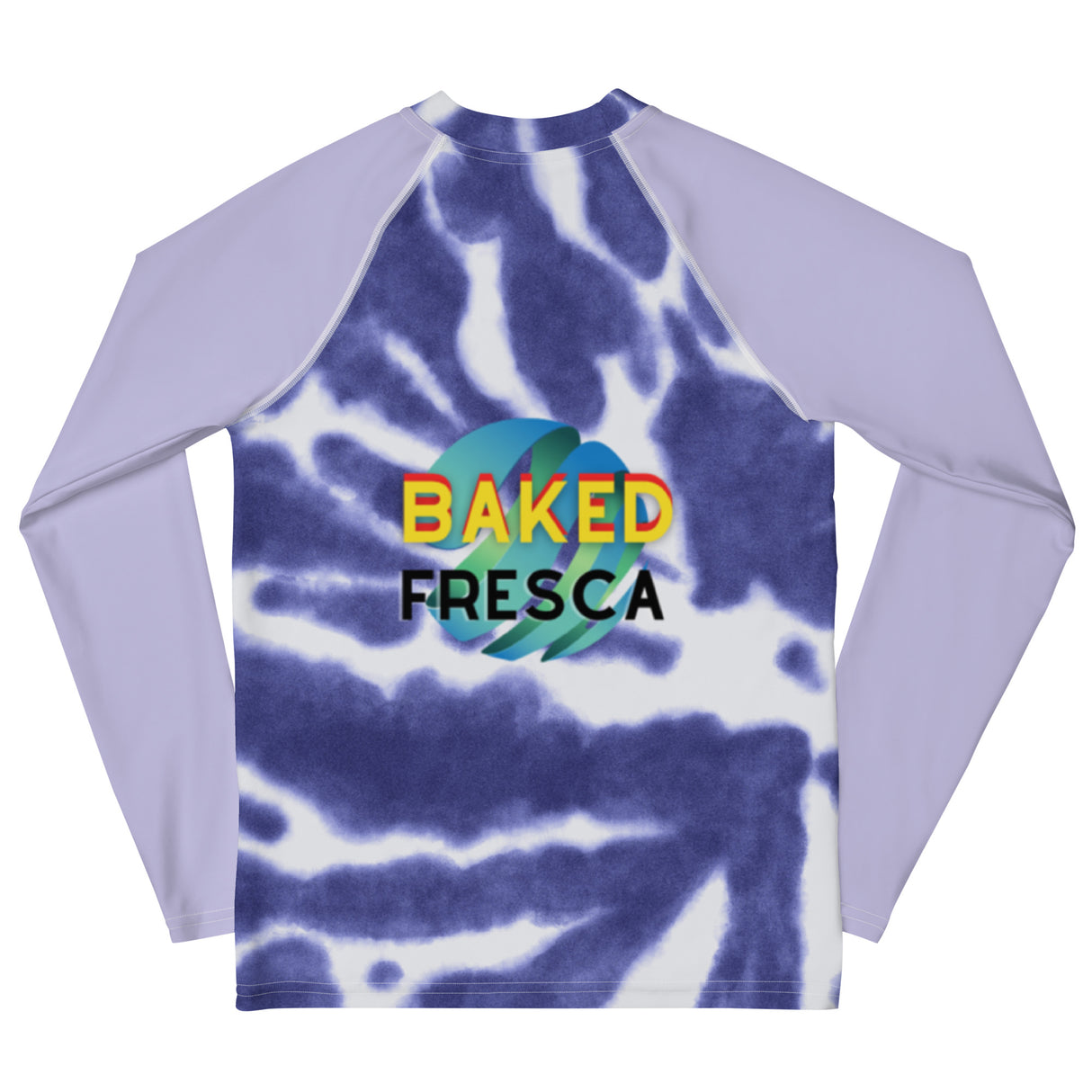 Blue Splash Dye Youth Rash Guard by Baked Fresca
