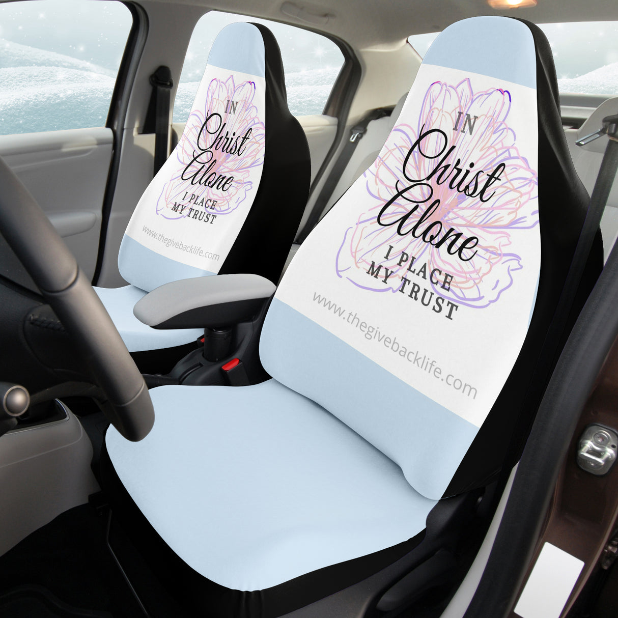 In Christ Alone Automobile Seat Cover