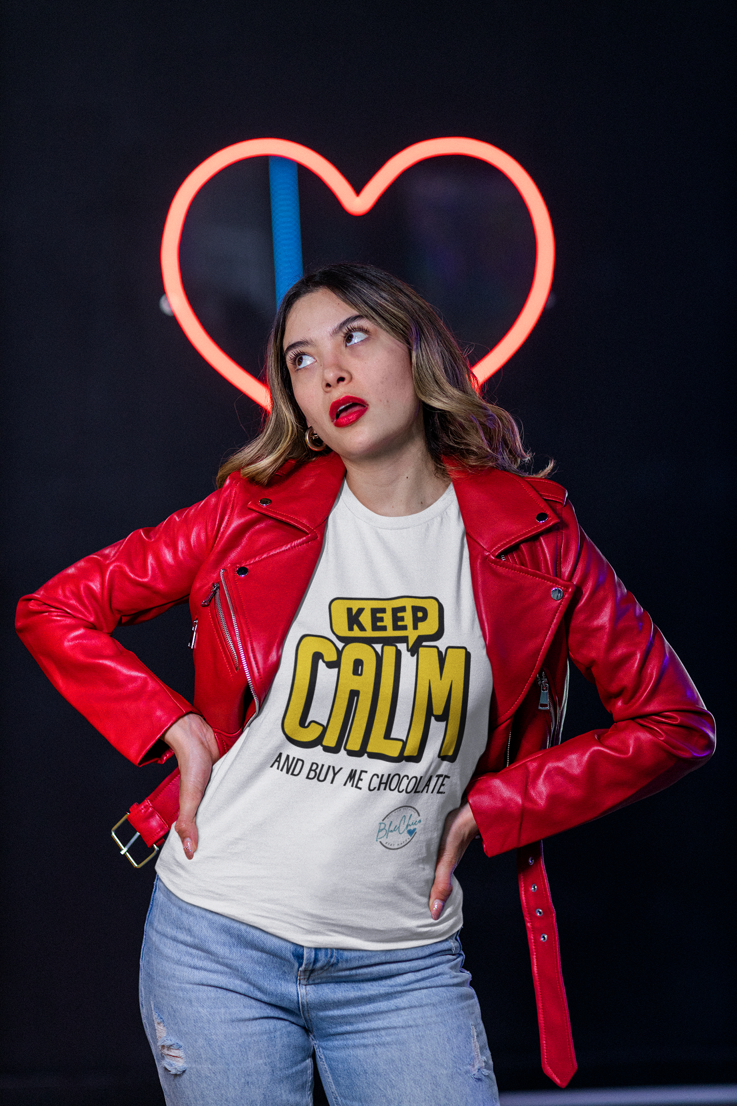 Keep Calm And Buy Me Chocolate Unisex tee