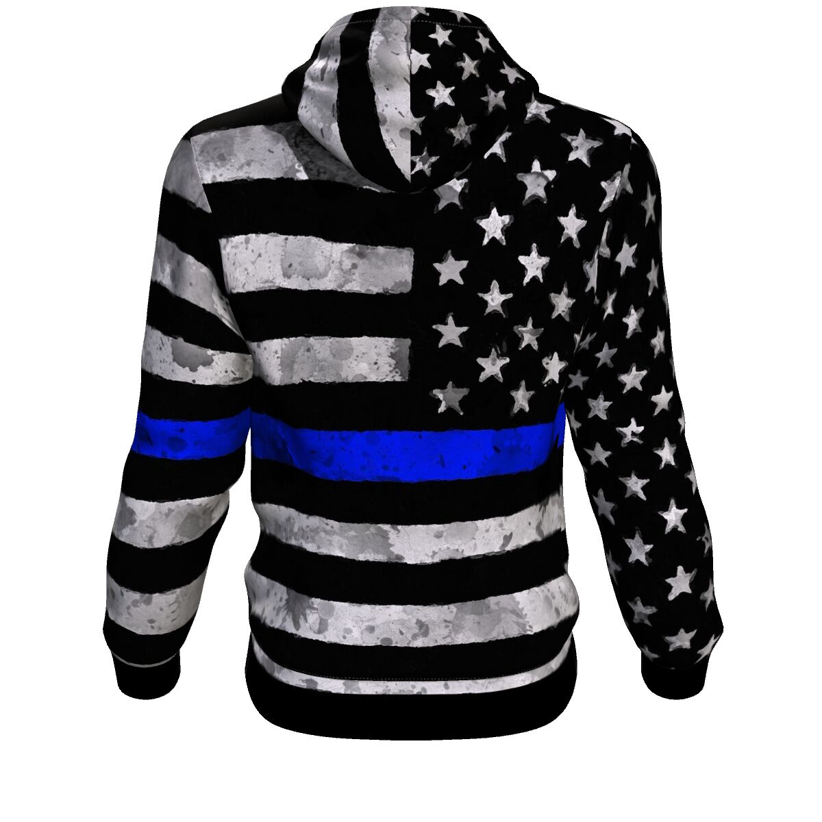 Adult Blue Line Hoodie