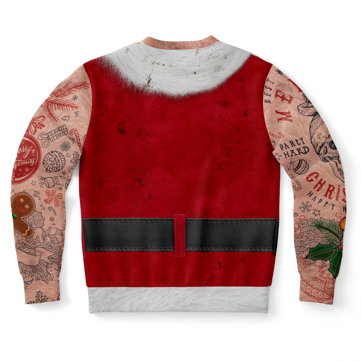 Biker Buff Santa Sweatshirt