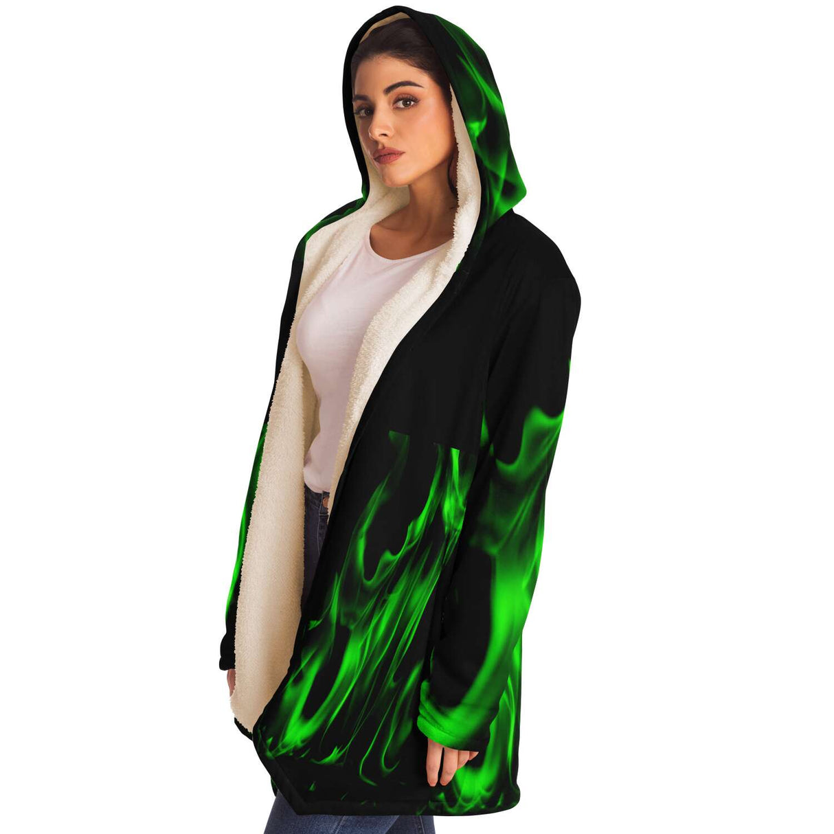 LimeFire Fleece Coat