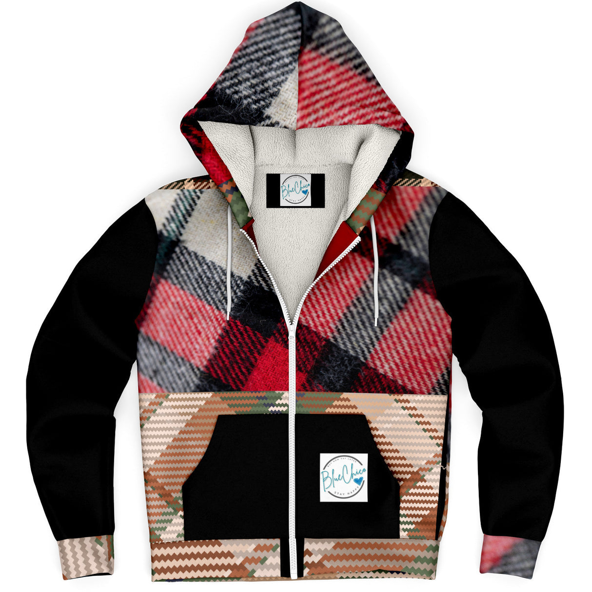 Modern Flannel MicroFleece Coat
