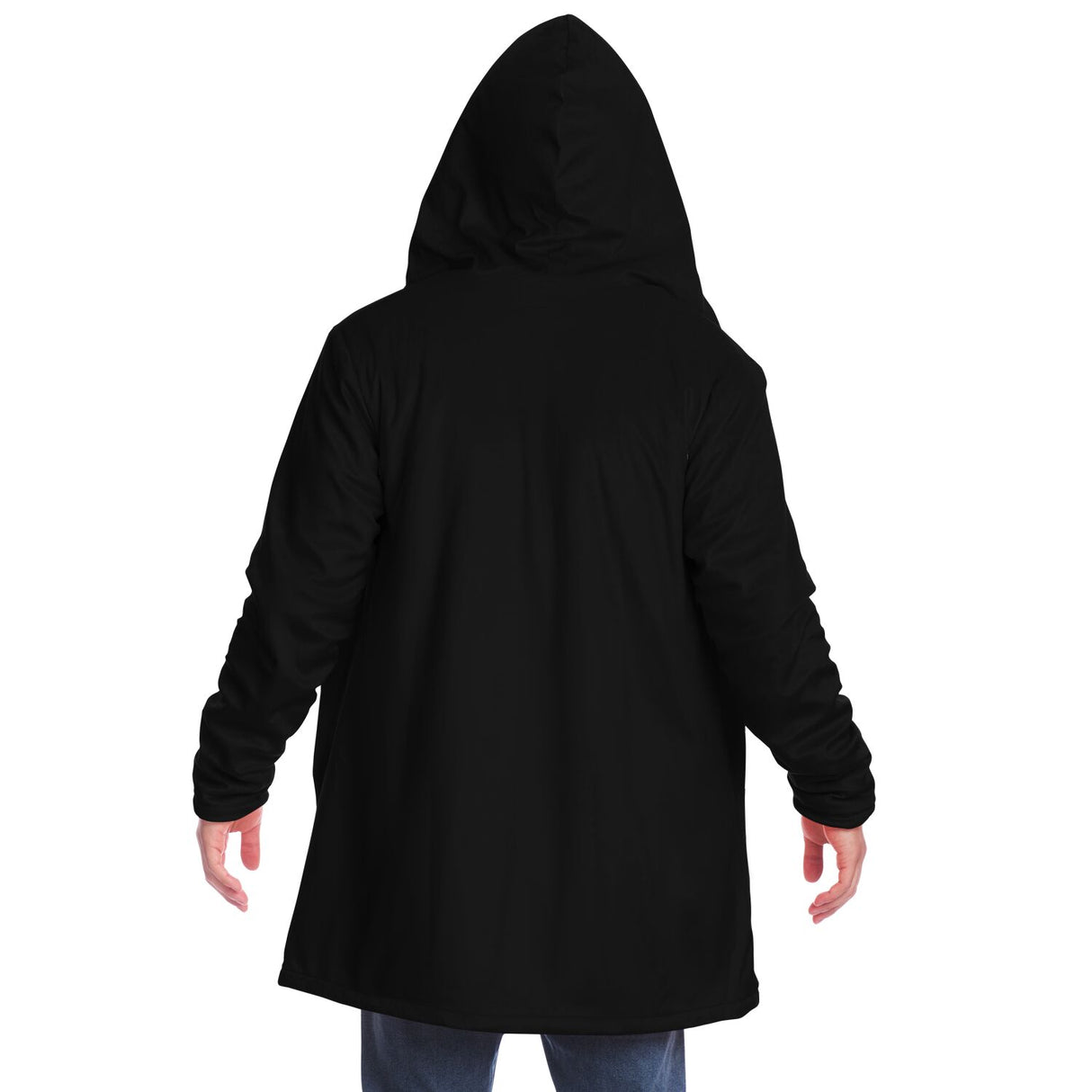 Basic Black Microfleece Cloak