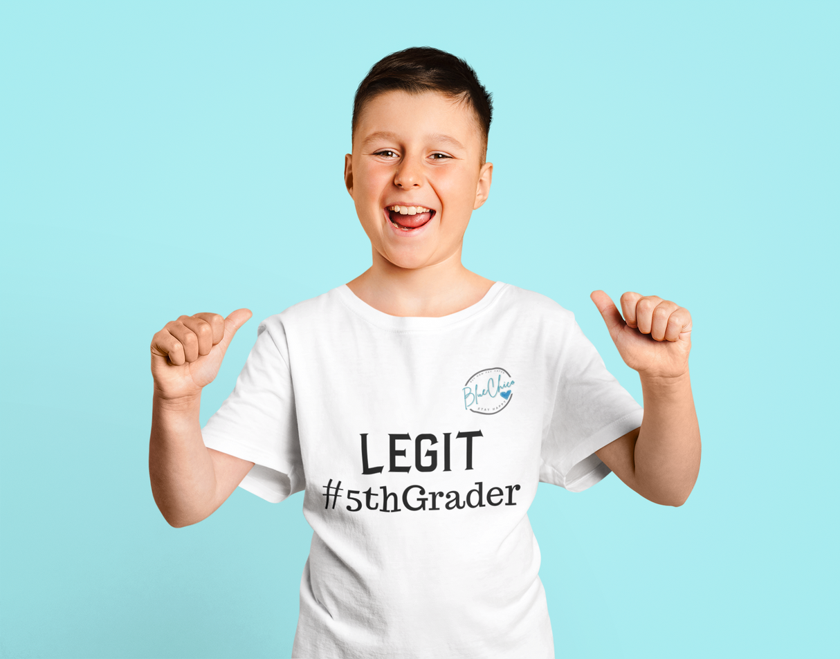 Legit 5th Grader Kids Tee