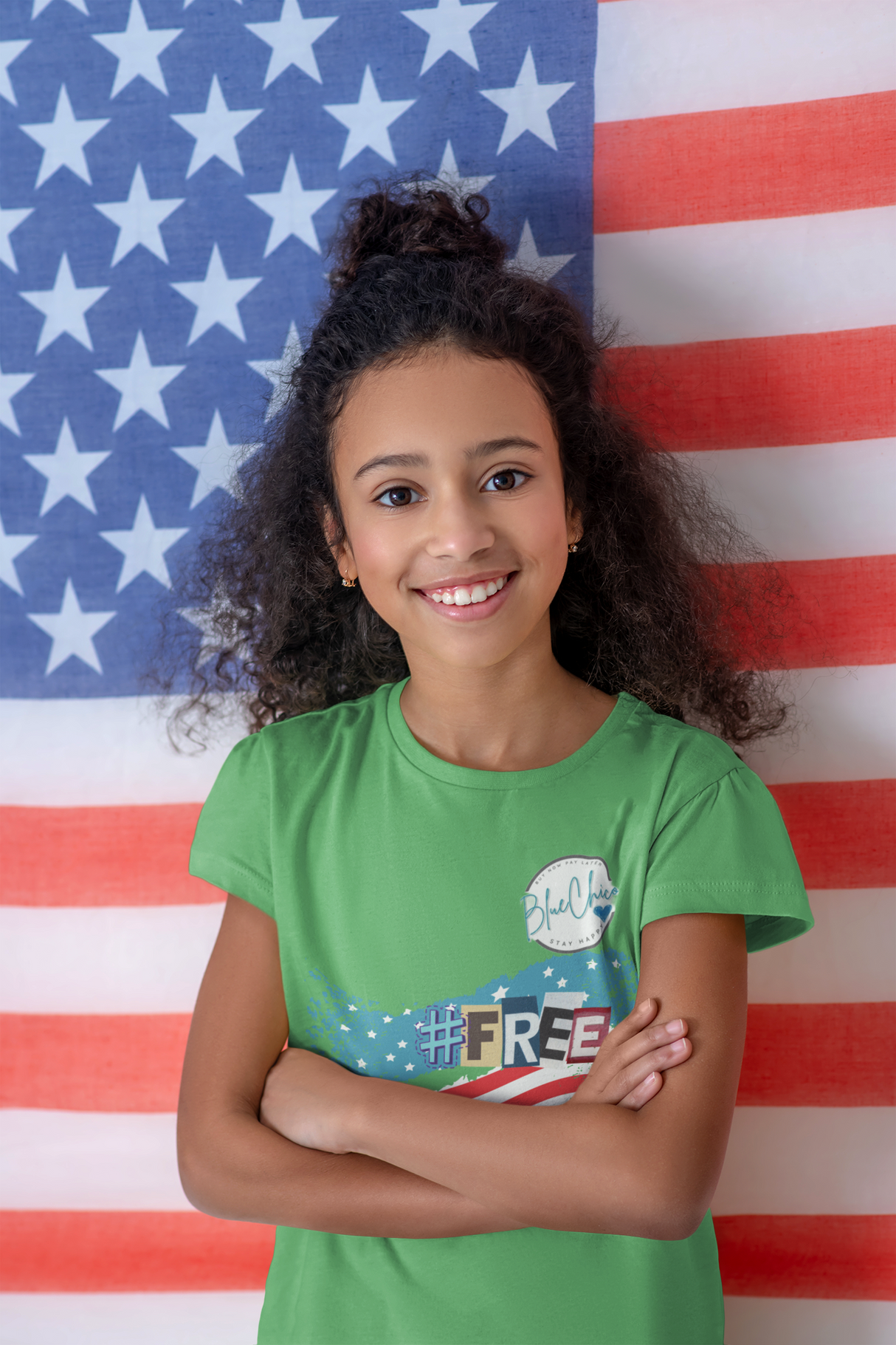 Blue Chico Kids Modern Freedom Tee