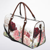 Rose Garden Canvas Duffel Bag – Weekender & Gym Travel Bag | Durable Overnight Bag