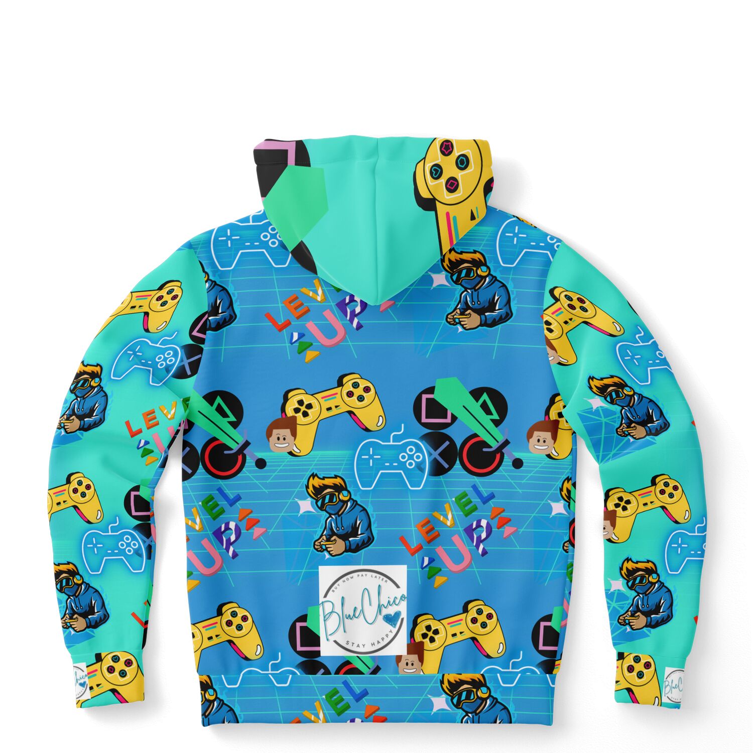 Gamer Kid BLUE XTRA WARM Athletic Hoodie HUSKY SIZES