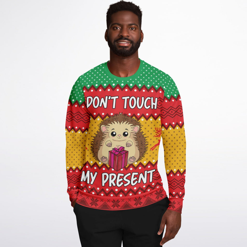 Don't touch my Present Christmas Sweater