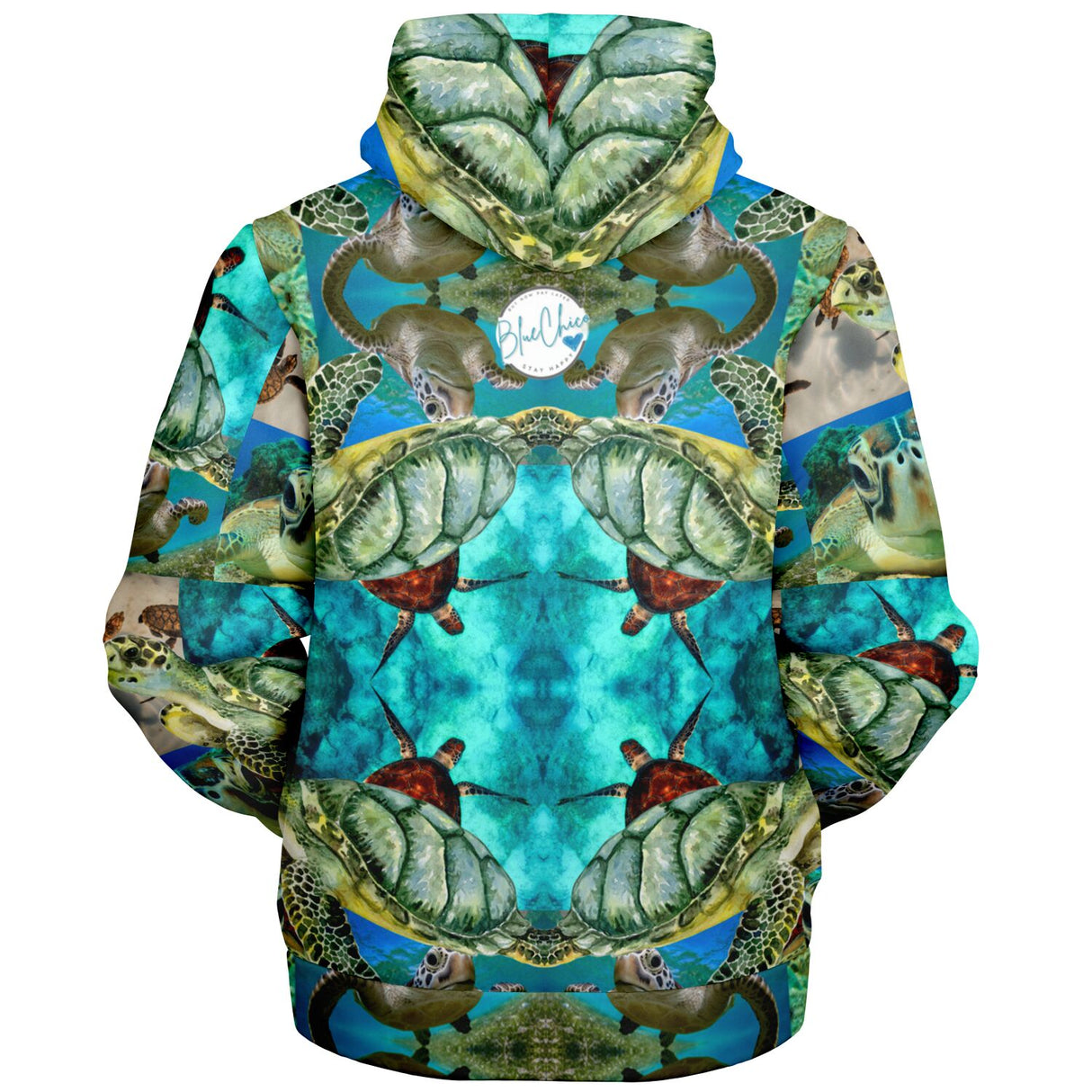 Sea Turtle Coat UNISEX Zip Up Youth Coat (Husky Fit)