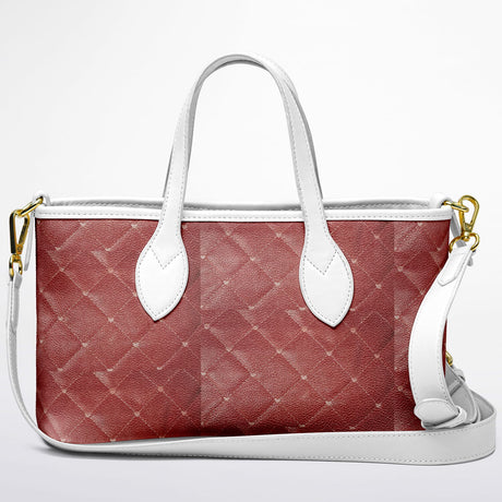 The Roice™ Leather Tote – Luxury Red Handbag | Old Money Style Purse | Designer-Inspired Leather Tote