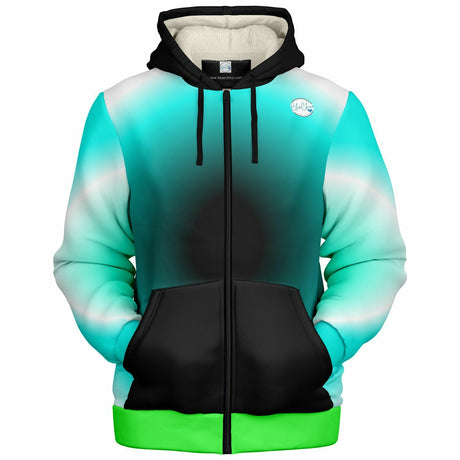 Sea Turtle Aqua UNISEX Zip Up Youth Coat (Husky Fit)