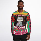 “Is This Jolly Enough?” Grumpy Cat Christmas Sweater
