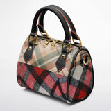 Scarlet Affair™ Crossbody – Red Plaid Mini Handbag | Elegant Small Purse for Prom & Date Night