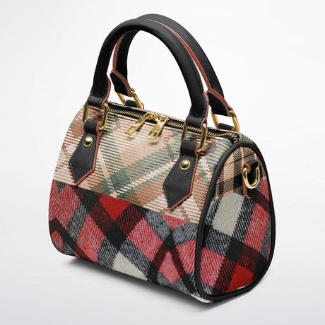 Scarlet Affair™ Crossbody – Red Plaid Mini Handbag | Elegant Small Purse for Prom & Date Night