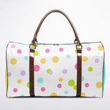 Spring Pop Canvas Duffel Bag – Weekender & Gym Travel Bag | Durable Overnight Bag