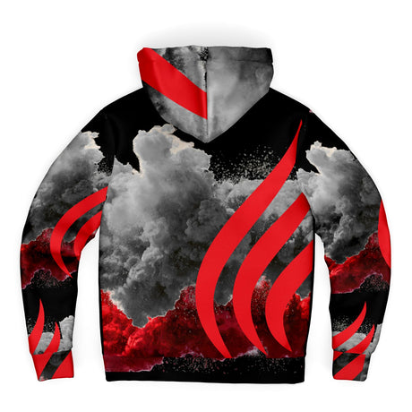 Red Smoke UNISEX Zip Up Youth Coat (Husky Fit)