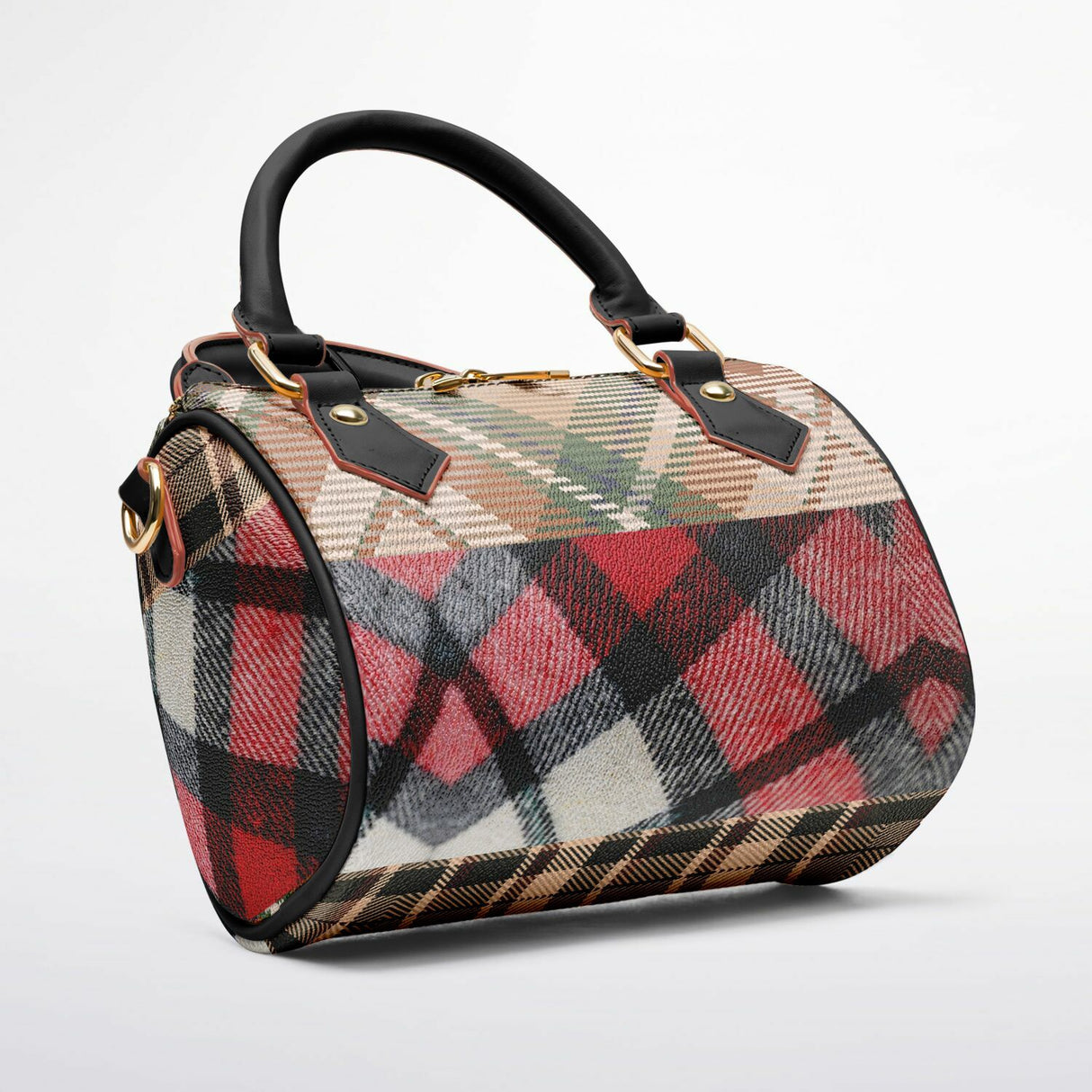Scarlet Affair™ Crossbody – Red Plaid Mini Handbag | Elegant Small Purse for Prom & Date Night