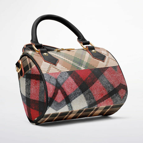 Scarlet Affair™ Crossbody – Red Plaid Mini Handbag | Elegant Small Purse for Prom & Date Night