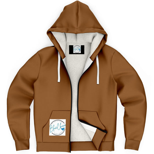 Soft Brown Microfleece Coat