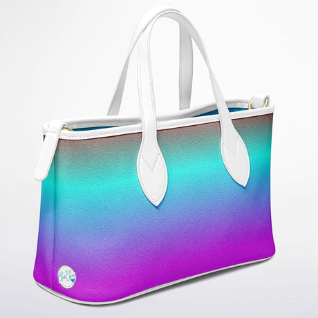 God’s Promise Rainbow Christian Leather Tote Bag