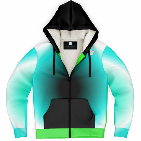 Sea Turtle Aqua UNISEX Zip Up Youth Coat (Husky Fit)