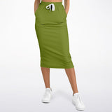 Evergreen Grace Modest Maxi Skirt – Hunter Green Long Skirt with Pockets (Ultra-Soft & Machine Washable)