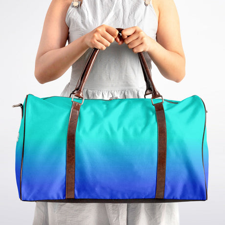 Ocean Themed Duffel Bag – Beach Travel Bag | Coastal Weekender & Sea Life Luggage