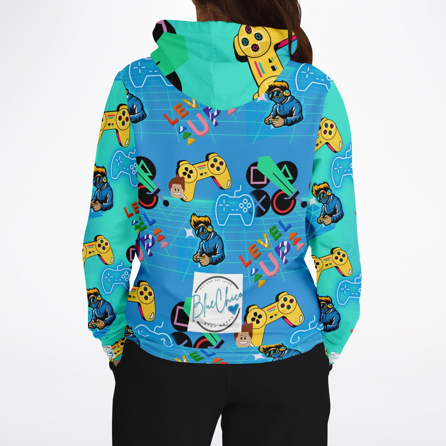 Gamer Kid BLUE XTRA WARM Athletic Hoodie HUSKY SIZES
