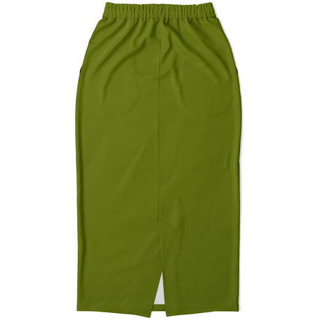 Evergreen Grace Modest Maxi Skirt – Hunter Green Long Skirt with Pockets (Ultra-Soft & Machine Washable)