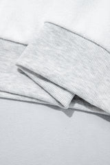 Light Grey High Neck GAMEDAY/ FOOTBALL Double Side Printed Reversible Sweatshirt