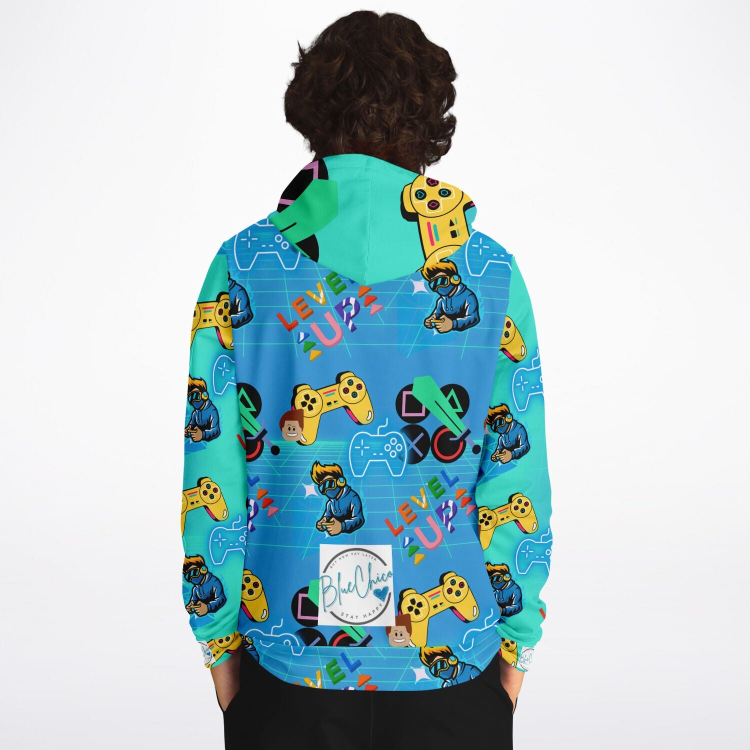 Gamer Kid BLUE XTRA WARM Athletic Hoodie HUSKY SIZES