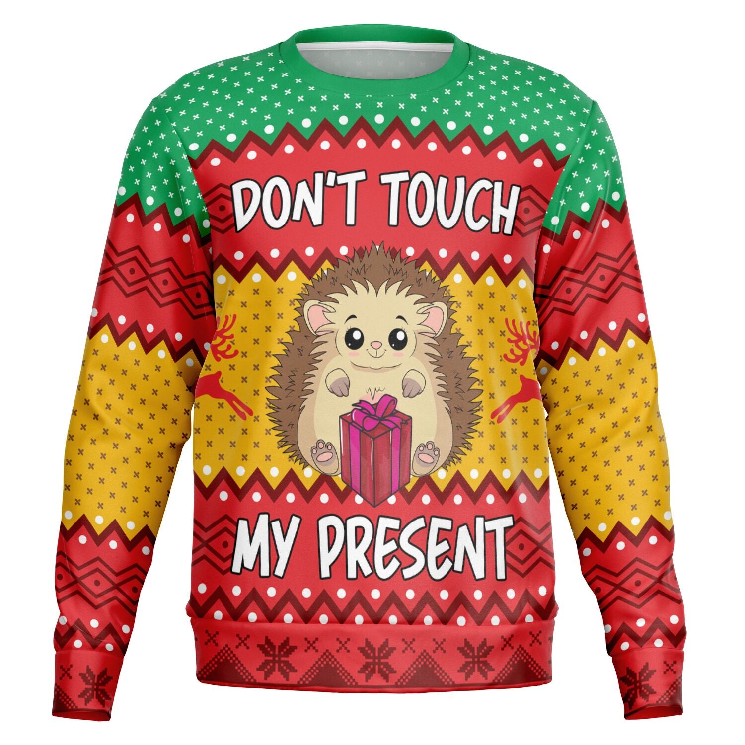 Don't touch my Present Christmas Sweater