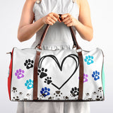 Dog Love Canvas Duffel Bag – Weekender & Gym Travel Bag | Durable Overnight Bag