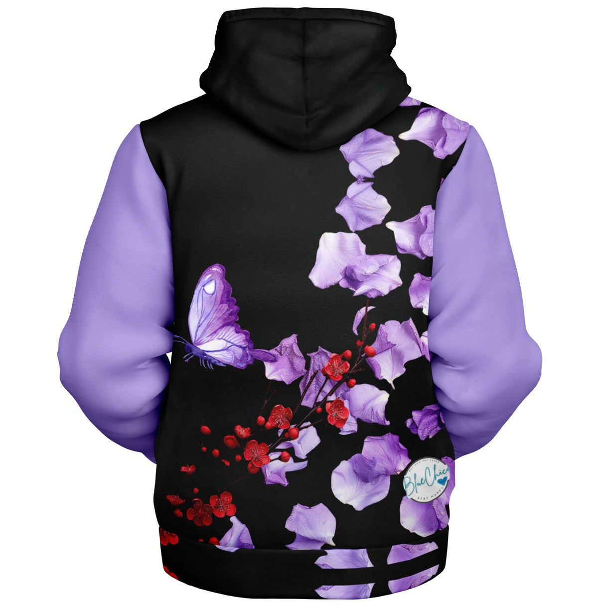 Purple Garden UNISEX Zip Up Youth Coat (Husky Fit)