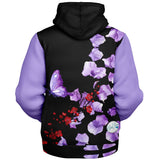 Purple Garden UNISEX Zip Up Youth Coat (Husky Fit)