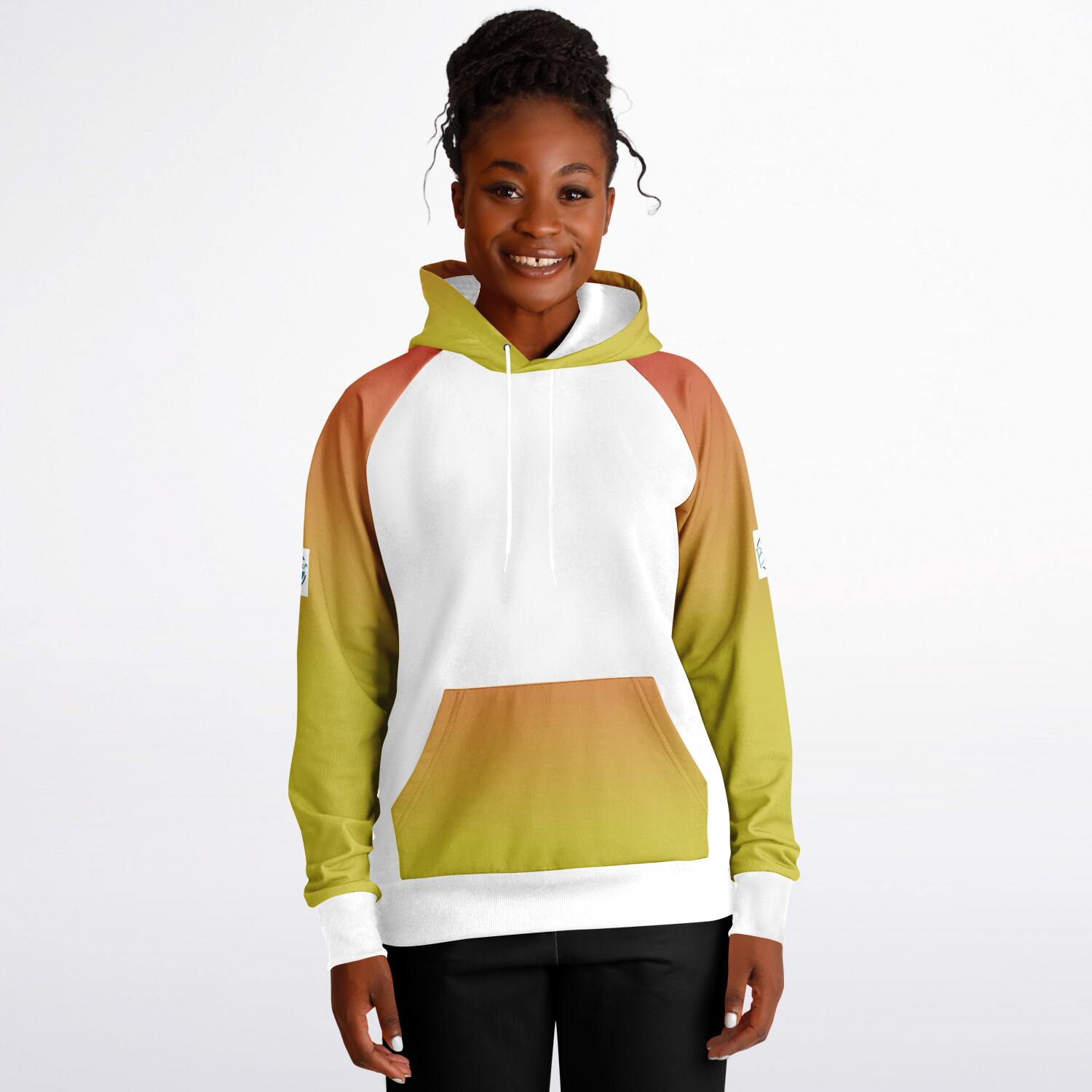 Sunset Fade XTRA WARM Raglan Hoodie Solid