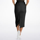 Classy Black Modest Maxi Skirt – Elegant Long Skirt with Pockets (Ultra-Soft & Machine Washable)