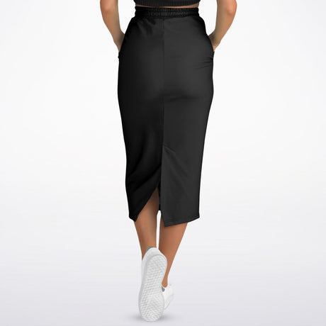 Classy Black Modest Maxi Skirt – Elegant Long Skirt with Pockets (Ultra-Soft & Machine Washable)