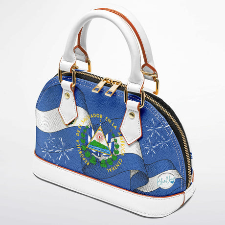 El Salvador Heritage™ Dome Satchel – Authentic Salvadoran Handbag | Artisan-Inspired Cartera | Bolsas Elegantes de El Salvador