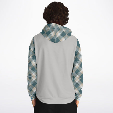 Gray Check Flanner XTRA WARM Athletic Hoodie