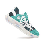 Demure Teal Unisex Low Top Mesh Sneakers, Shoes for Women, Women's Shoe, Women's tennis shoes, teal shoes, demure shoes