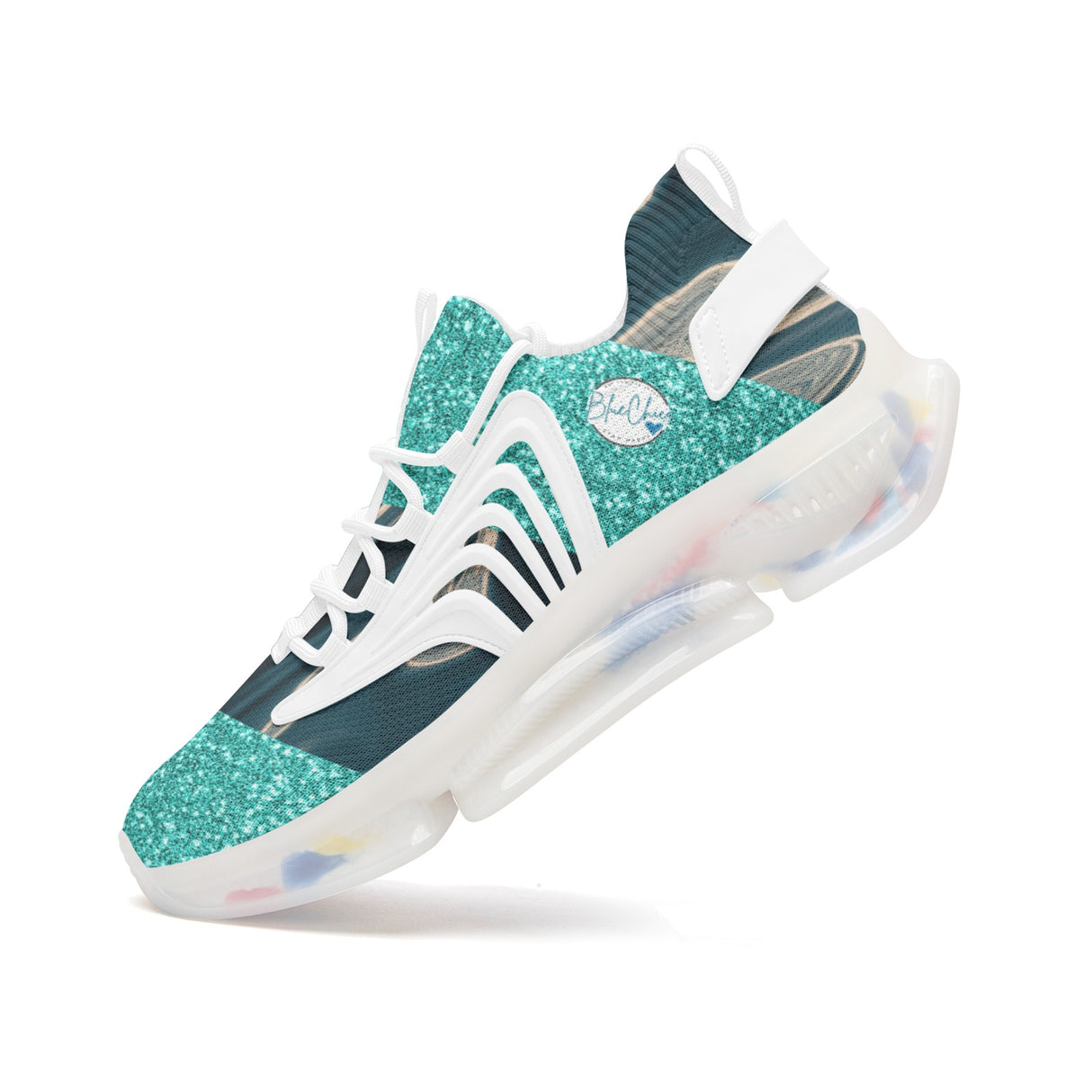 Demure Teal Unisex Low Top Mesh Sneakers, Shoes for Women, Women's Shoe, Women's tennis shoes, teal shoes, demure shoes