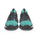 Demure Teal Unisex Low Top Mesh Sneakers, Shoes for Women, Women's Shoe, Women's tennis shoes, teal shoes, demure shoes
