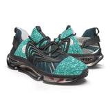 Demure Teal Unisex Low Top Mesh Sneakers, Shoes for Women, Women's Shoe, Women's tennis shoes, teal shoes, demure shoes